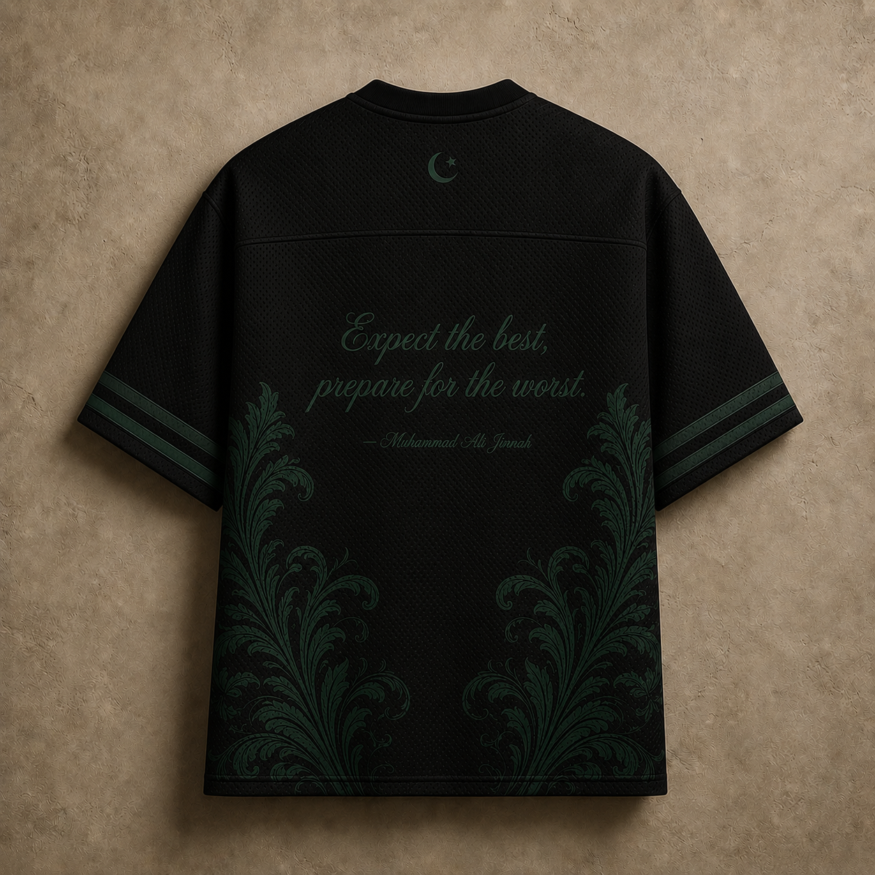 Pakistan Jersey Shirt Jinnah Heritage Edition Chaosbornwear
