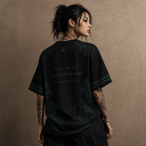 Pakistan Jersey Shirt Jinnah Heritage Edition Chaosbornwear
