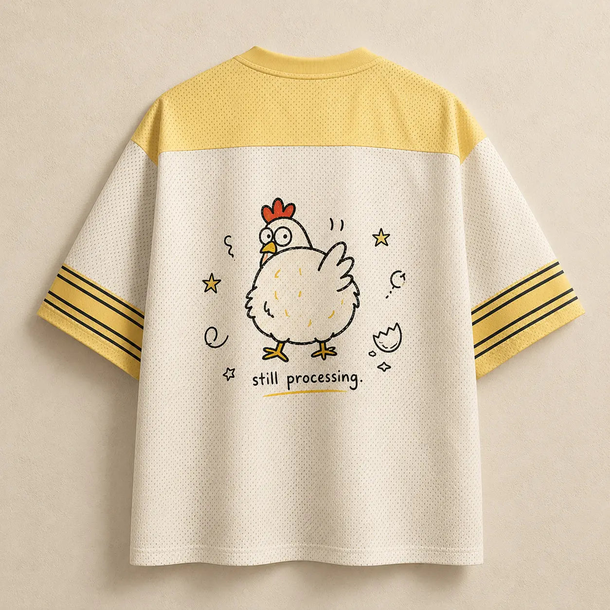 Panic & Peck Chicken Mesh Football Jersey Chaosbornwear