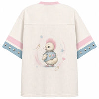 Punk Duck Jersey Shirt Pastel Pink Studded Vest Chaosbornwear
