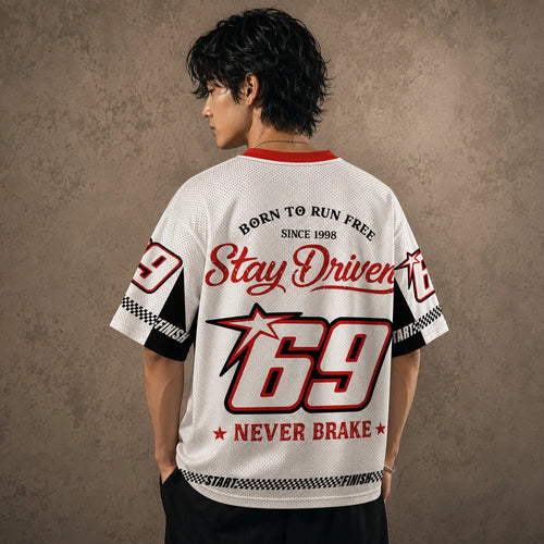 Racing Football Shirt Mens Vintage Car Soccer Jersey Chaosbornwear