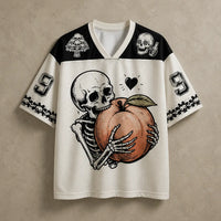 Skeleton Jersey Shirt I'll Be Damned If I Die Sober Chaosbornwear