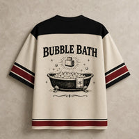 Skeleton Jersey Shirt Live Laugh Bubble Bath Graphic Chaosbornwear