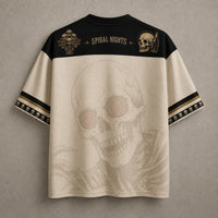 Skeleton Jersey Shirt Spiral Nights Dead Calm Bad Decisions Chaosbornwear
