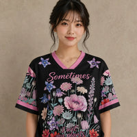 Sometimes I Wet My Plants Wildflower Jersey Shirt Floral Chaosbornwear