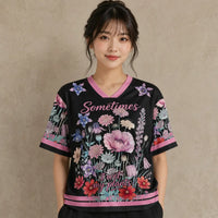 Sometimes I Wet My Plants Wildflower Jersey Shirt Floral Chaosbornwear