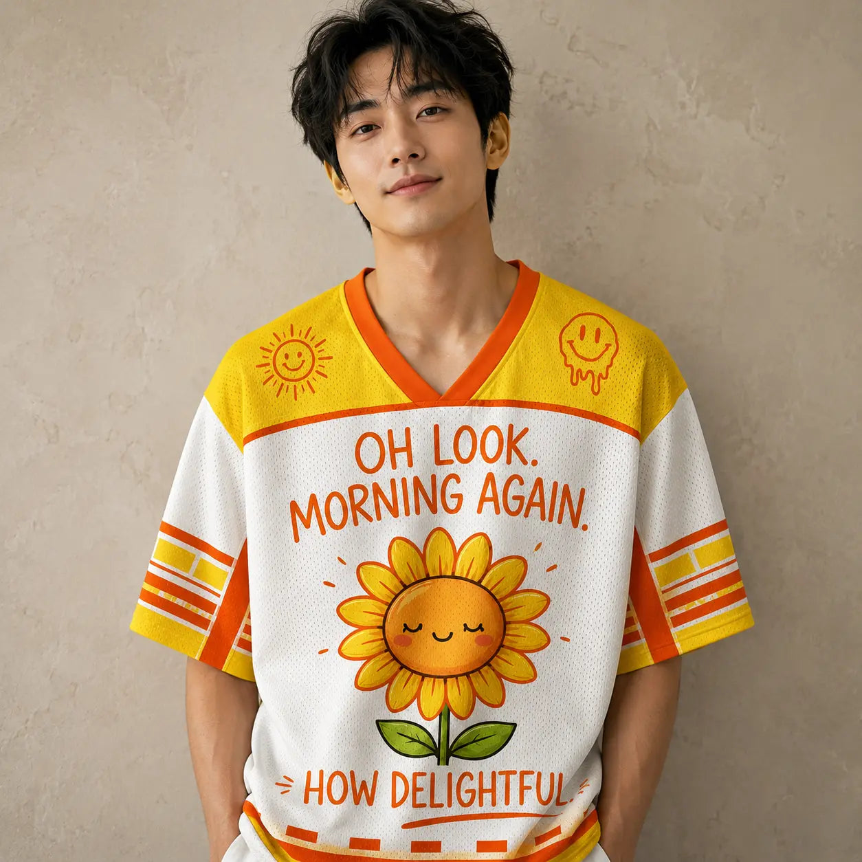 Sunflower Jersey Shirt Oh Look Morning Again How Delightful Chaosbornwear