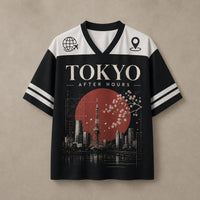Tokyo Jersey Shirt After Hours Skyline Graphic Chaosbornwear