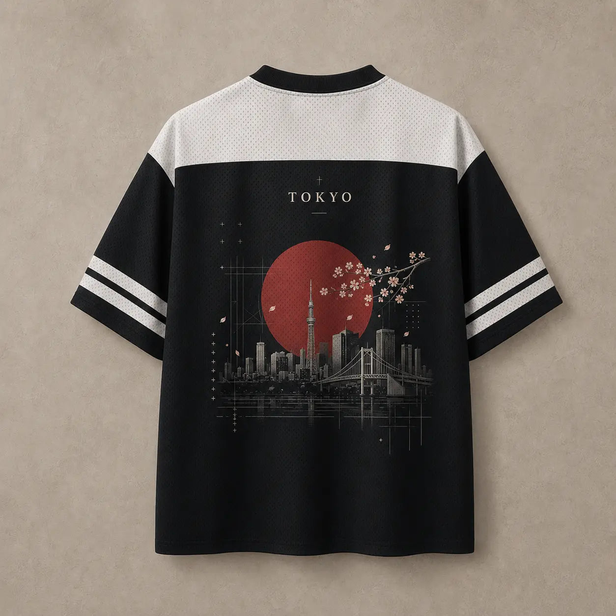 Tokyo Jersey Shirt After Hours Skyline Graphic Chaosbornwear