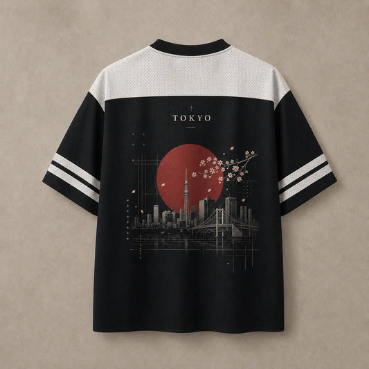 Tokyo Jersey Shirt After Hours Skyline Graphic Chaosbornwear