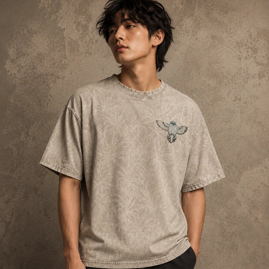 Vintage Japanese Graphic T Shirt Red Sun Back Print Chaosbornwear