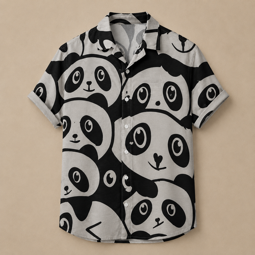 Vintage Retro Shirt Men’s Design Button Shirt Chaosbornwear