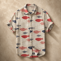 Vintage Retro Shirt Men’s Design Button Shirt Chaosbornwear