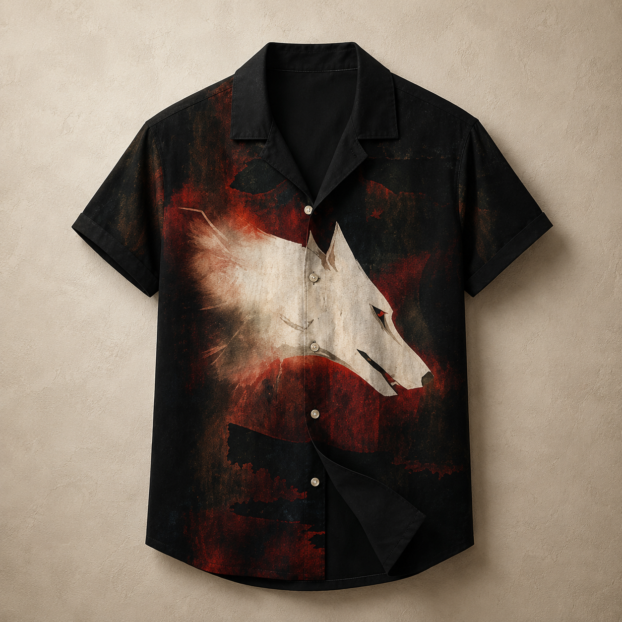 Vintage Retro Shirt Men’s Design Button Shirt Chaosbornwear