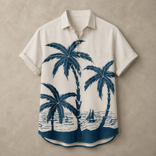 Vintage Retro Shirt Men’s Design Button Shirt Chaosbornwear