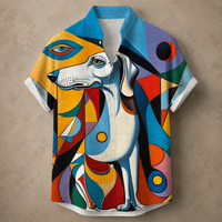 Vintage Retro Shirt Men’s Design Button Shirt Chaosbornwear