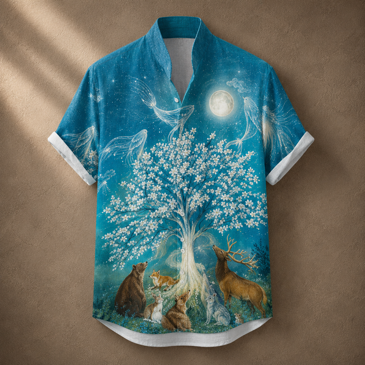 Vintage Retro Shirt Men’s Design Button Shirt Chaosbornwear