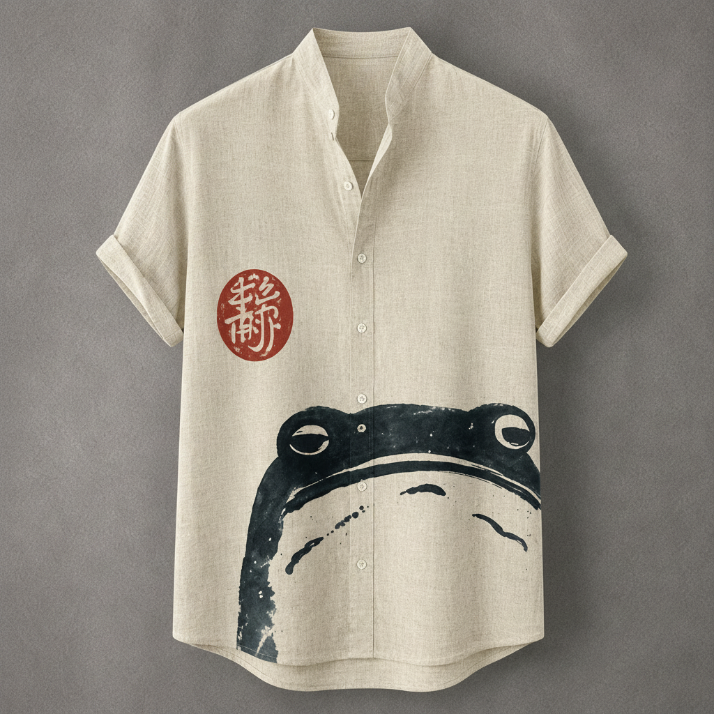 Vintage Retro Shirt Men’s Design Button Shirt Chaosbornwear