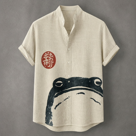 Vintage Retro Shirt Men’s Design Button Shirt Chaosbornwear