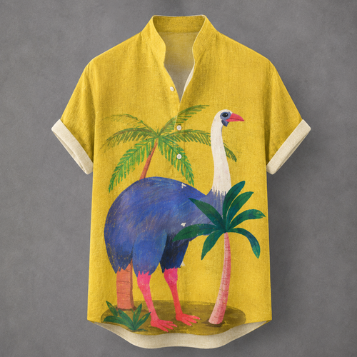 Vintage Retro Shirt Men’s Design Button Shirt Chaosbornwear