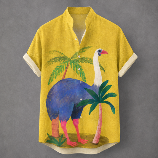 Vintage Retro Shirt Men’s Design Button Shirt Chaosbornwear
