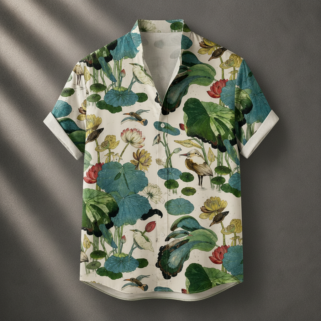 Vintage Retro Shirt Men’s Design Button Shirt Chaosbornwear