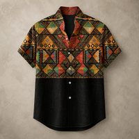 Vintage Retro Shirt Men’s Design Button Shirt Chaosbornwear