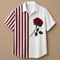 Vintage Retro Shirt Men’s Design Button Shirt Chaosbornwear