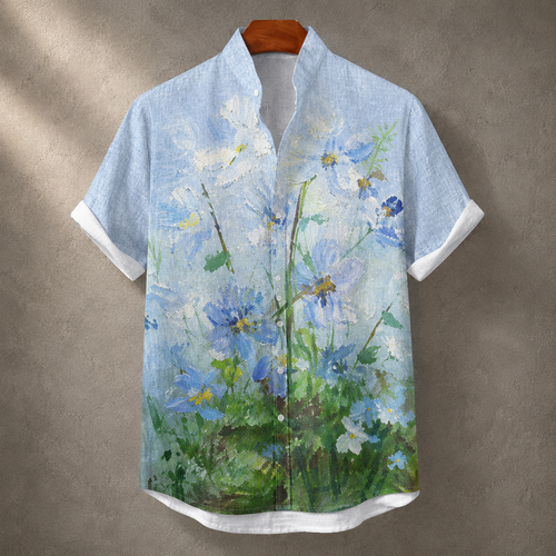 Vintage Retro Shirt Men’s Design Button Shirt Chaosbornwear