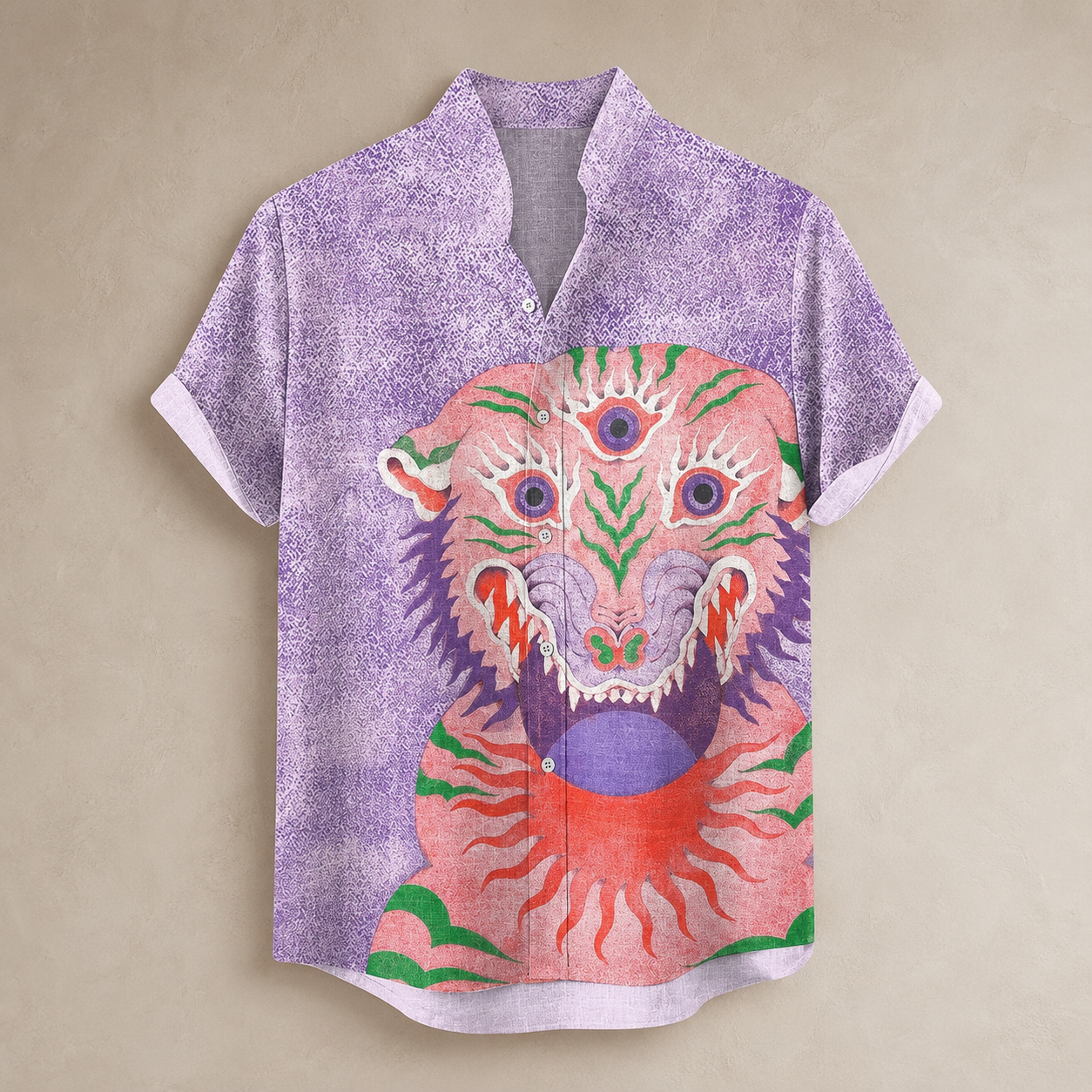 Vintage Retro Shirt Men’s Design Button Shirt Chaosbornwear