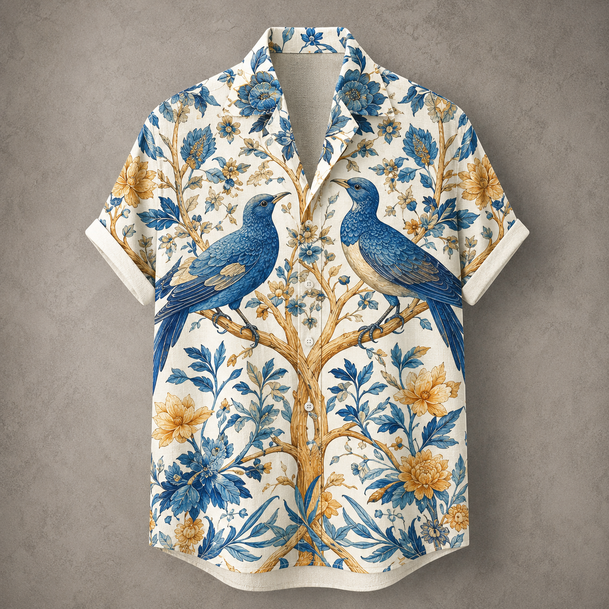 Vintage Retro Shirt Men’s Design Button Shirt Chaosbornwear