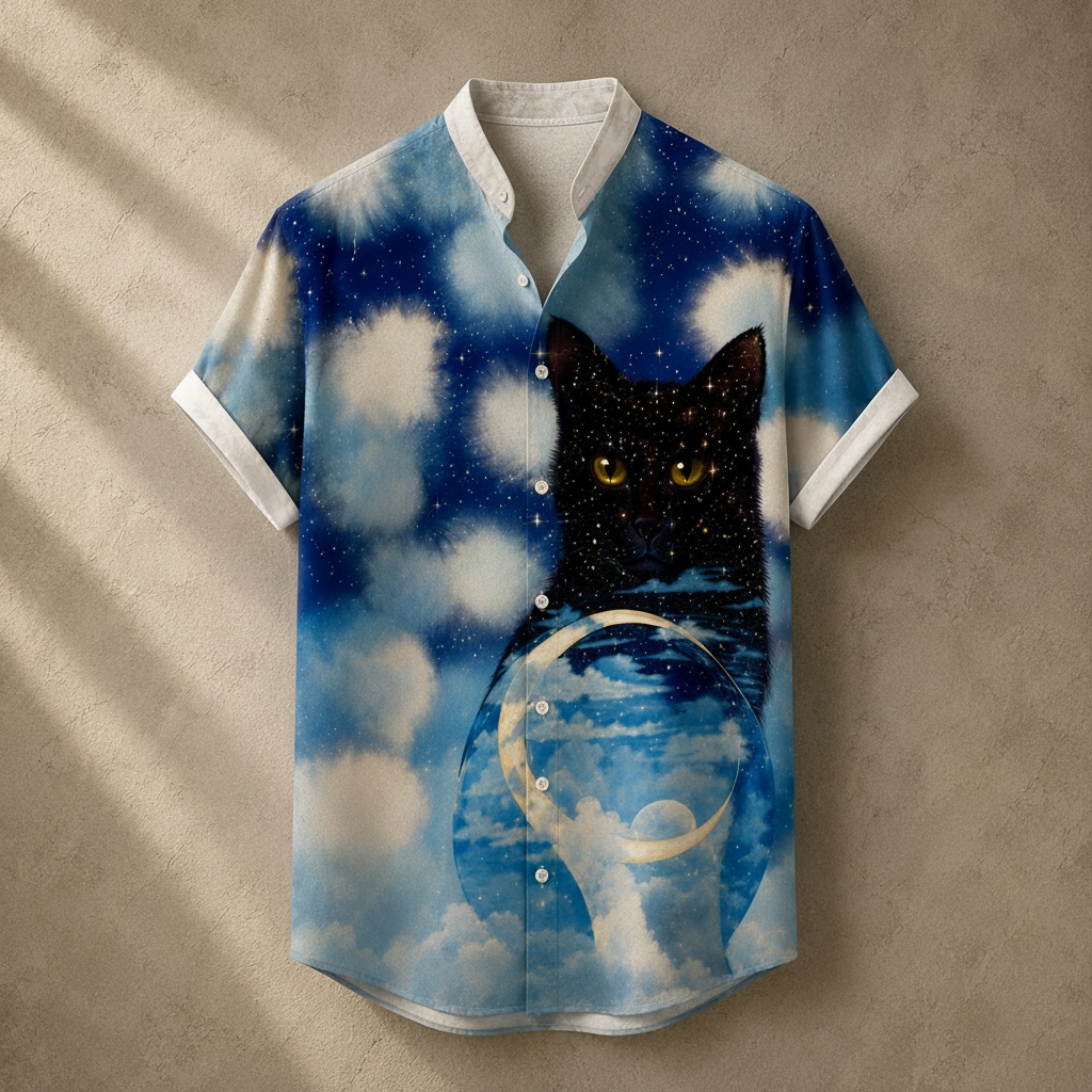 Vintage Retro Shirt Men’s Design Button Shirt Chaosbornwear