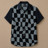 Vintage Retro Shirt Men’s Design Button Shirt Chaosbornwear