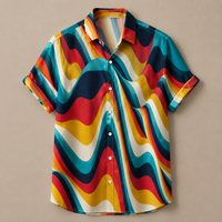 Vintage Retro Shirt Men’s Design Button Shirt Chaosbornwear
