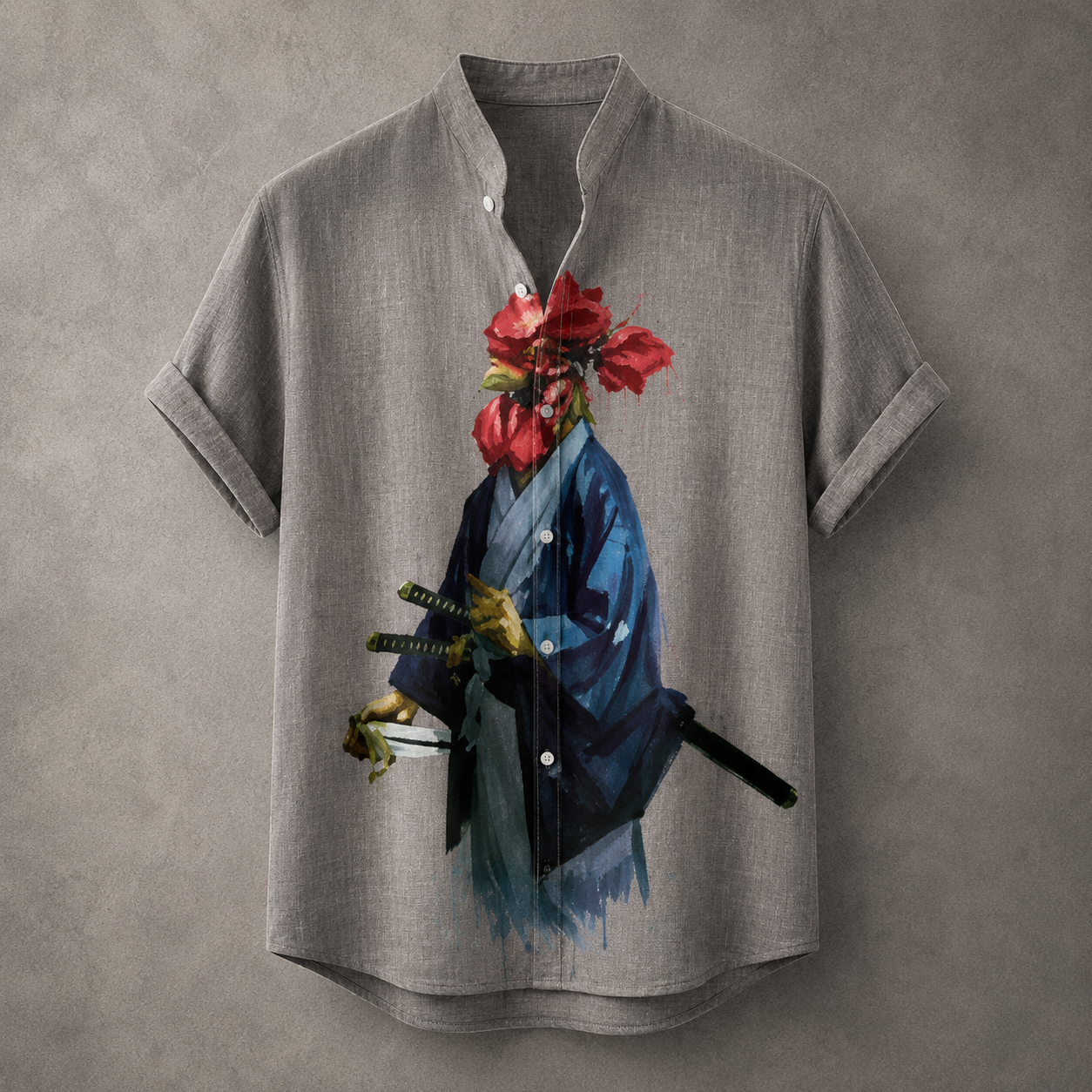 Vintage Retro Shirt Men’s Design Button Shirt Chaosbornwear