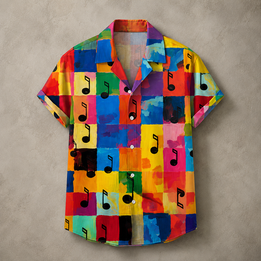 Vintage Retro Shirt Men’s Design Button Shirt Chaosbornwear