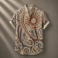 Vintage Retro Shirt Men’s Design Button Shirt Chaosbornwear