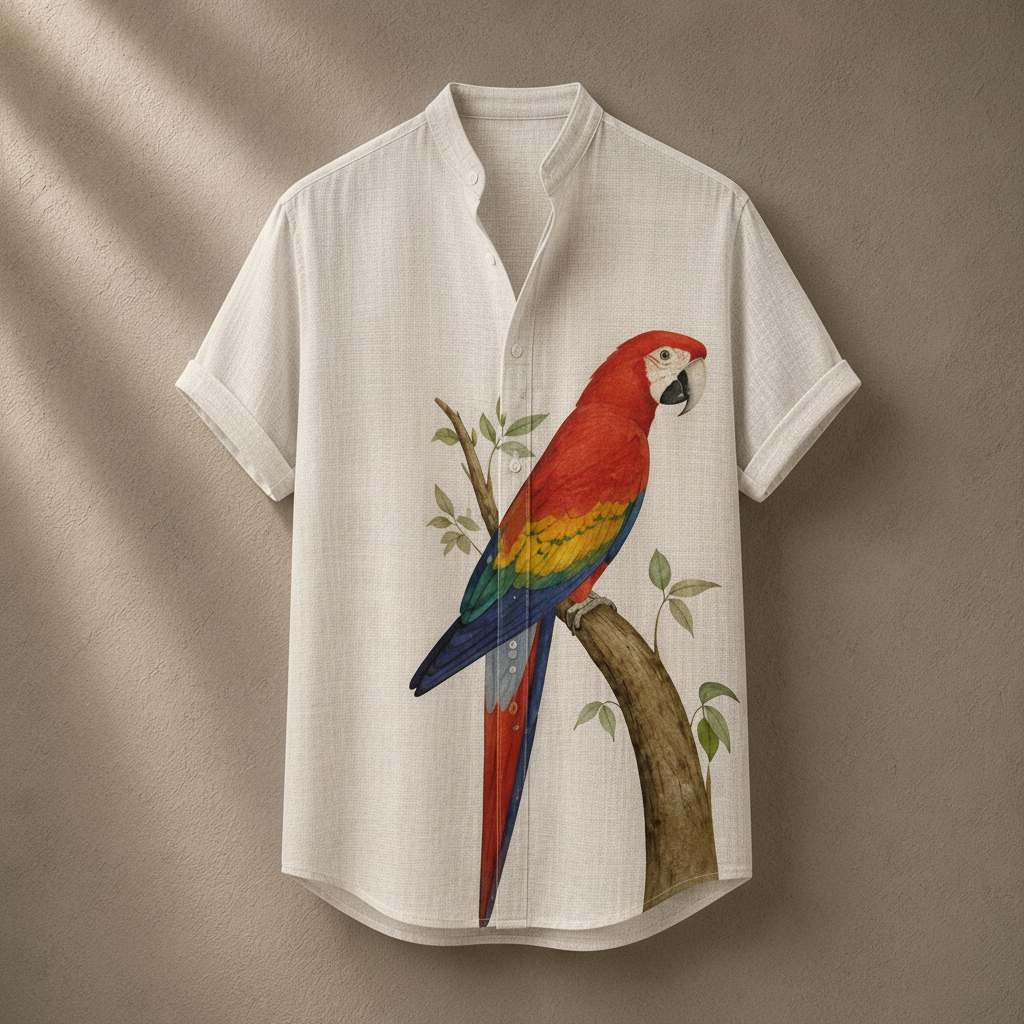 Vintage Retro Shirt Men’s Design Button Shirt Chaosbornwear