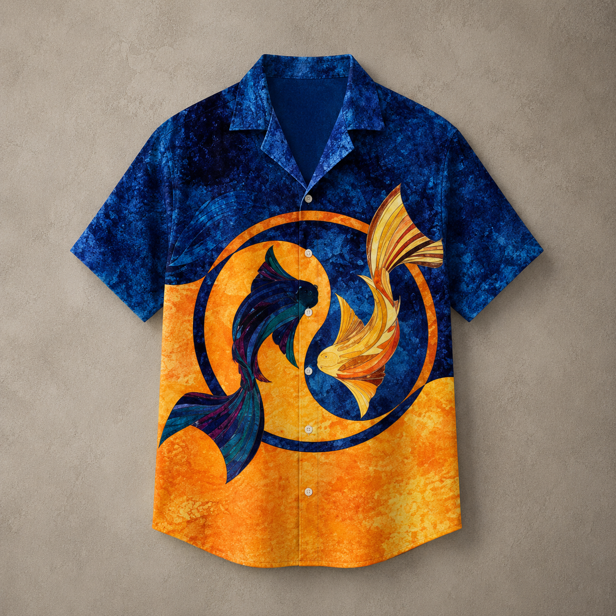 Vintage Retro Shirt Men’s Design Button Shirt Chaosbornwear