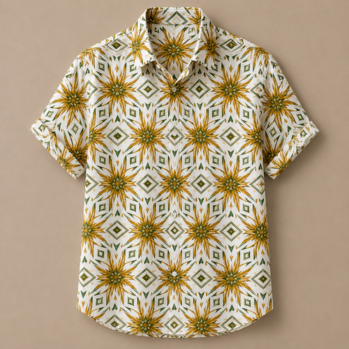 Vintage Retro Shirt Men’s Design Button Shirt Chaosbornwear
