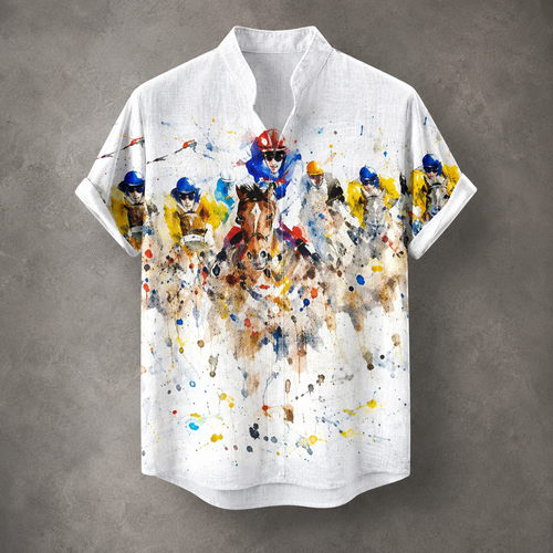 Vintage Retro Shirt Men’s Design Button Shirt Chaosbornwear