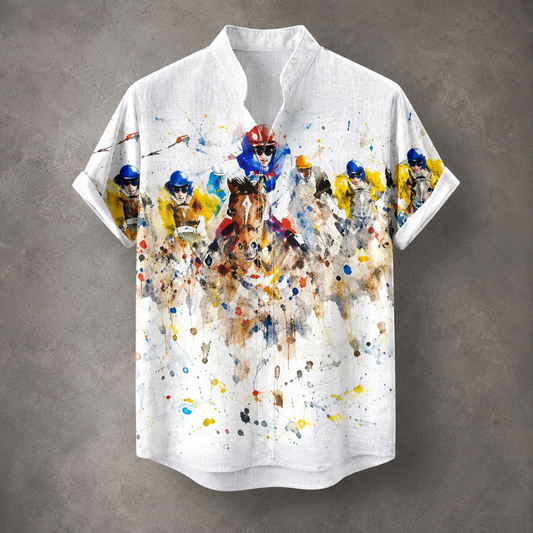 Vintage Retro Shirt Men’s Design Button Shirt Chaosbornwear