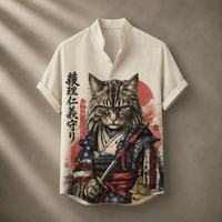 Vintage Retro Shirt Men’s Design Button Shirt Chaosbornwear