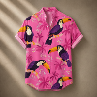 Vintage Retro Shirt Men’s Design Button Shirt Chaosbornwear