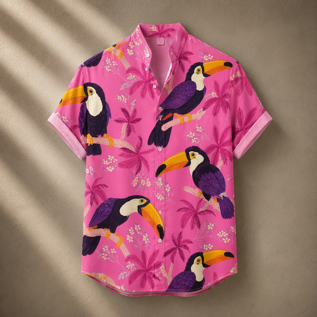 Vintage Retro Shirt Men’s Design Button Shirt Chaosbornwear