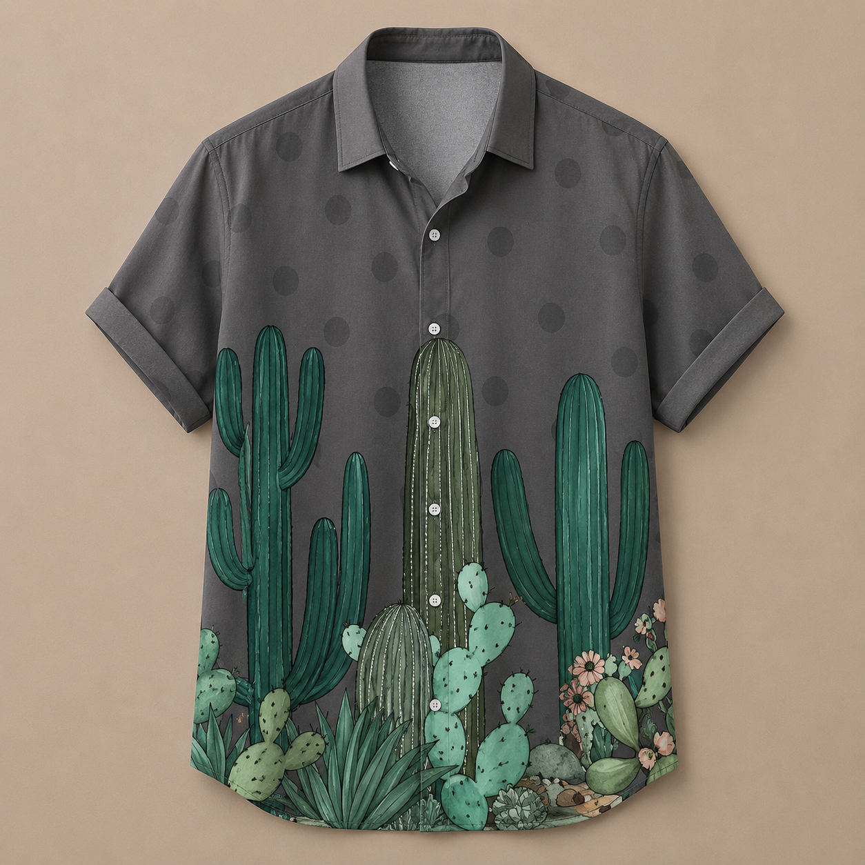 Vintage Retro Shirt Men’s Design Button Shirt Chaosbornwear