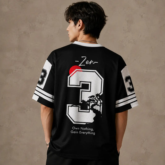 Zen Bonsai Kanji Jersey Shirt Own Nothing Gain Everything 3 Chaosbornwear